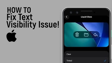 How to Fix Text Visibility Issue on iOS26 1 [easy]