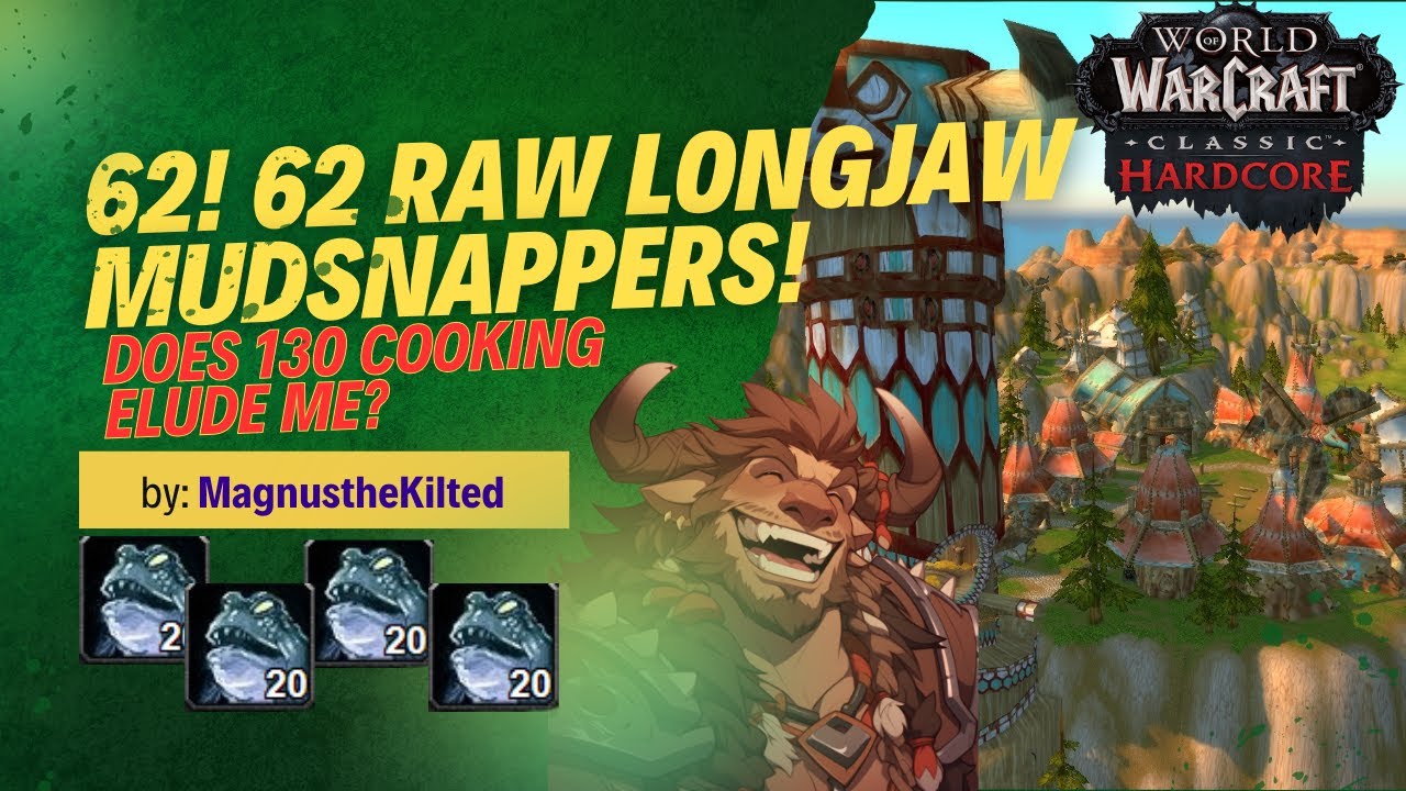 62! 62 Raw Longjaw Mudsnappers!