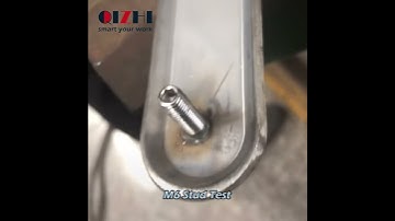 M6 stud welding test with SC801