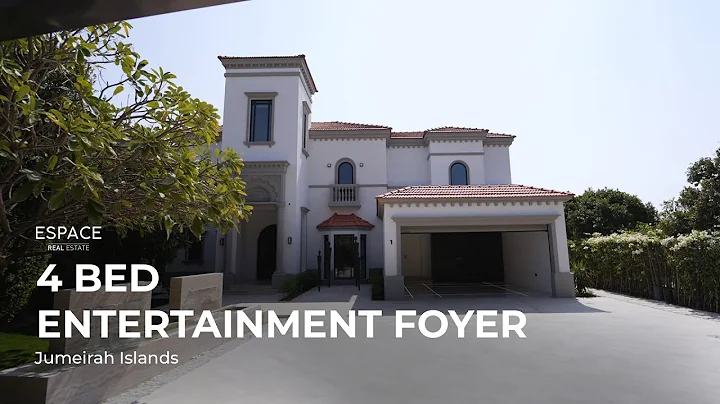 One of a kind: Fully upgraded 4-BR Entertainment Foyer in Jumeirah Islands