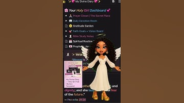 Get your very own “My Divine Diary” Notion Template Today! Link in bio 🩷🌟🕊️ #fyp #holyspirit
