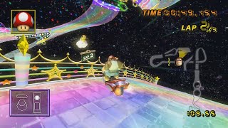 [MKW] Rainbow Road - 2:27.492 (7th Bike, Shooting Star BKT)