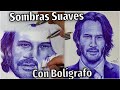 SOMBRAS CLARAS/ CÓMO SOMBREAR UN ROSTRO CON BOLÍGRAFO