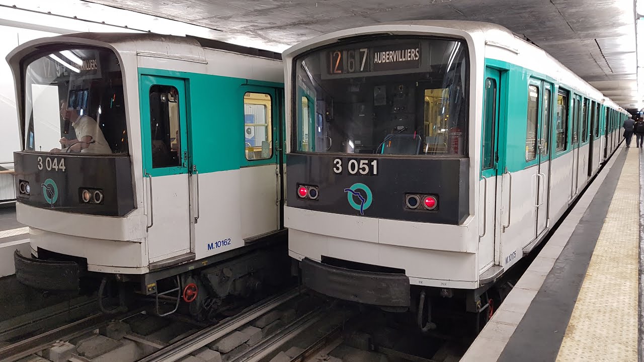 Métro Ligne 12 : Mairie d'Issy ➡ Mairie d'Aubervilliers (Nouveau Terminus) en MF 67 D
