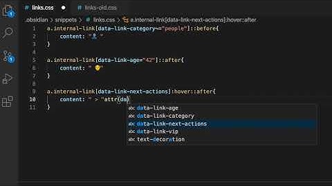 Obsidian - Supercharged Links - 3 multiple values