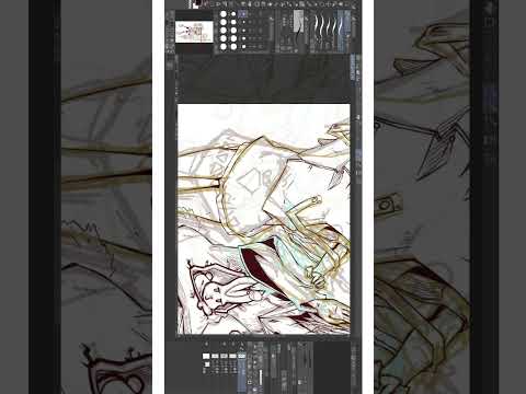 【drawing】オリジナルキャラクタードローイング5 #SF #イラスト #イラストメイキング #drawing #オリジナルキャラクター