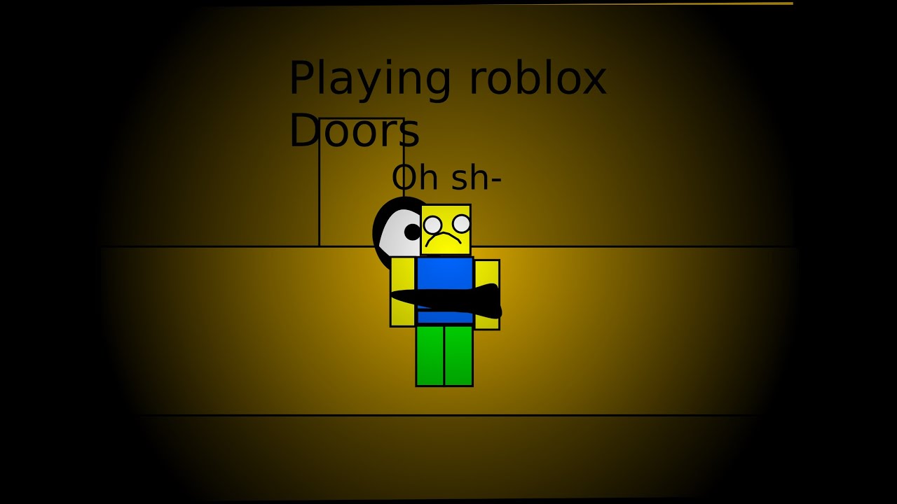 Playing roblox doors YouTube