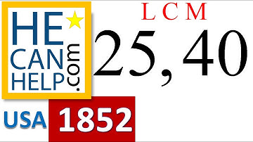 1852 {HECANHELP.COM} LCM in about 2 Minutes Least Common Multiple Developmental Math