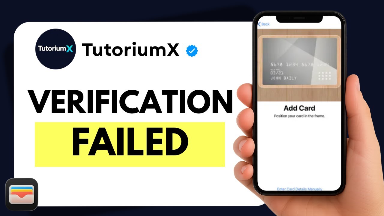 How to Fix Apple Wallet Verification Failed