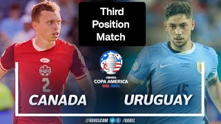 Canada vs Uruguay 3--4 | Copa America 2024 | Match Highlights