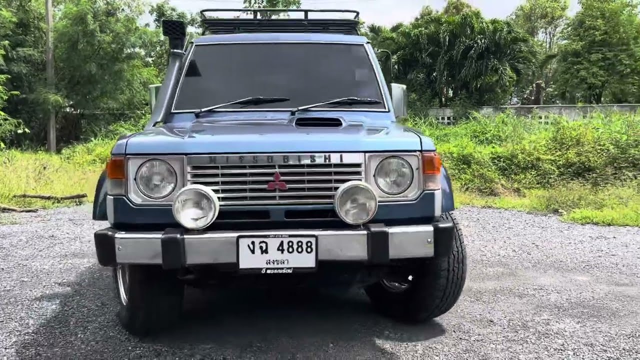 Mitsubishi Pajero โชกุน ดีเซลเทอร์โบเดิม ขับ4WD + เกียร์ออโต้ ปี 1992 | 081-519-8985 พี่พรรณ