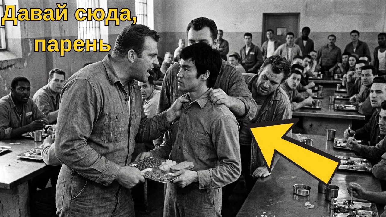 Брюс Ли получил приказ от зэков «отдать еду» — через 5 секунд вся банда дрожала от страха