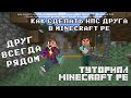 Как сделать НПС друга в Майнкарфт ПЕ без модов - (туториал Minecraft PE)