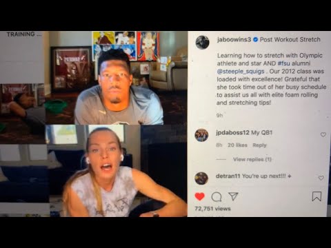 Jameis Winston Hires Olympian, FSU Alum Colleen Quigley For Instagram Stretching For Mobility