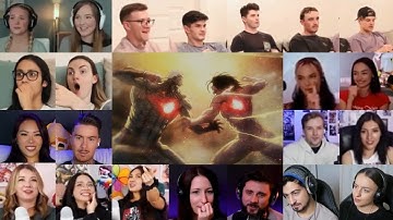Attack on titan 進撃の巨人 season 2 full opening 3 reaction mashup #AttackonTitan #opening