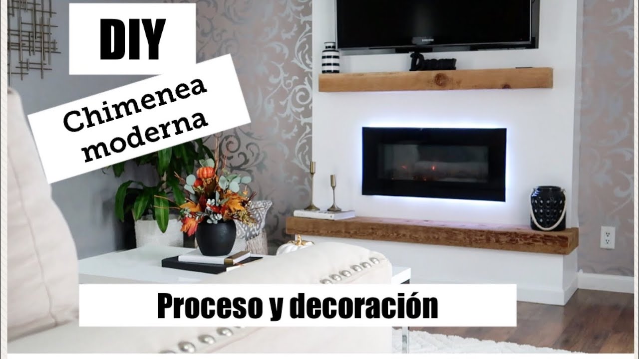 consola de TV con chimenea eléctrica estufa mueble para televisores hasta  55