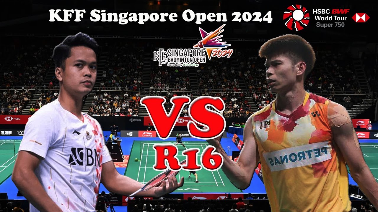 LIVE BADMINTON KFF Singapore open 2024 R32 YouTube