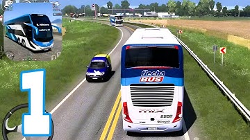 Bus Driving Modern Bus Game - Gameplay Walkthrough Part 1 , ANDROID, iOS
