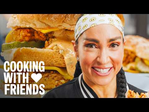 Robin Arzón Makes A Vegan Big Stack | Cooking With Friends | Delish