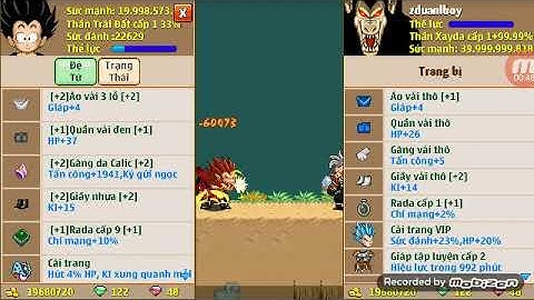 Ngọc Rồng Online : Mở Skill 4 Đệ Tử