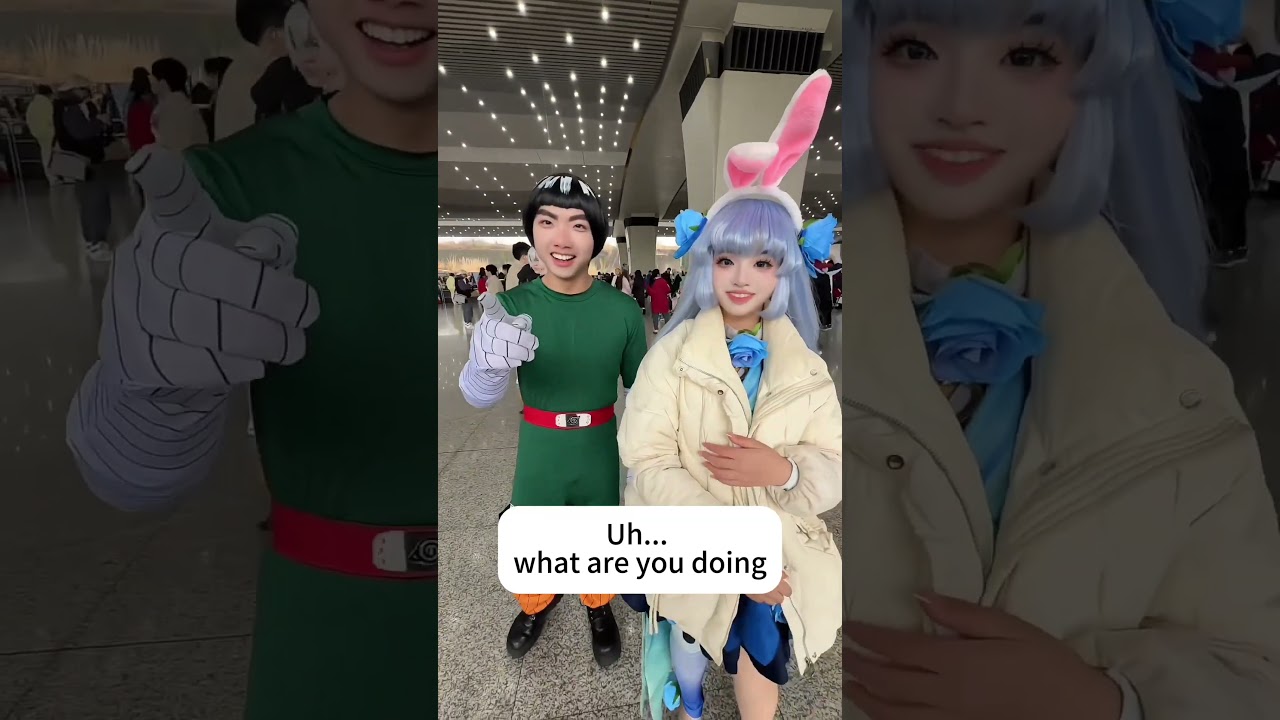 what are you doing #anime #game #fyp #naruto #rocklee #cosplay #cosplayer #girl #cosplaygirl