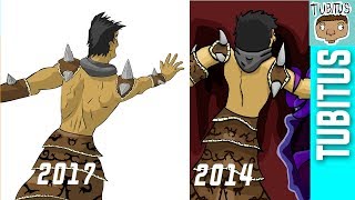 Remaking old drawings, Kassadin speed painting / League of Legends speed art