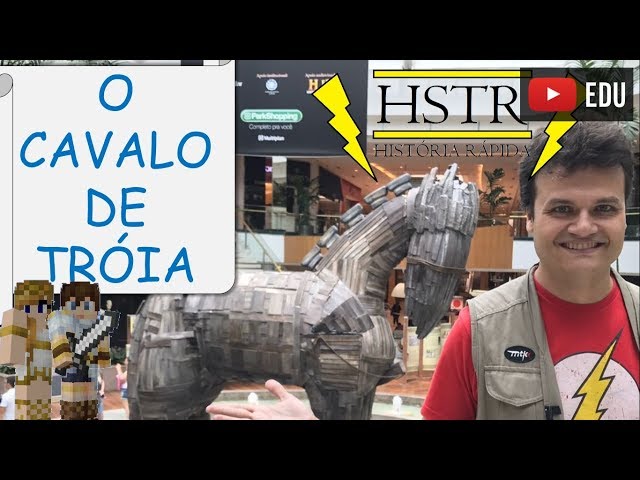 O QUE FOI O CAVALO DE TROIA NA MITOLOGIA GREGA? #shorts 