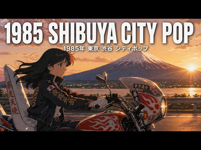 🏍️ SHIBUYA 1985 🎧 80S JAPANESE CITY POP 懐かしい日本シティ