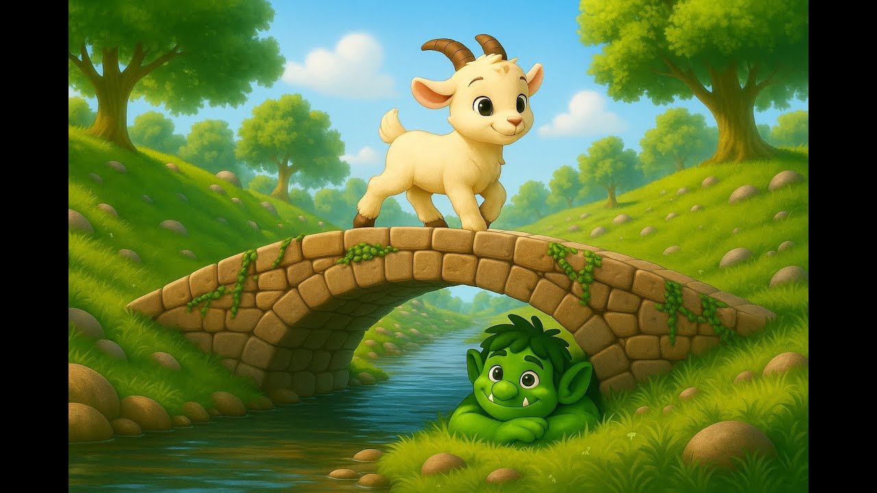 Bockarna Bruse - Animerad musikvideo för barn