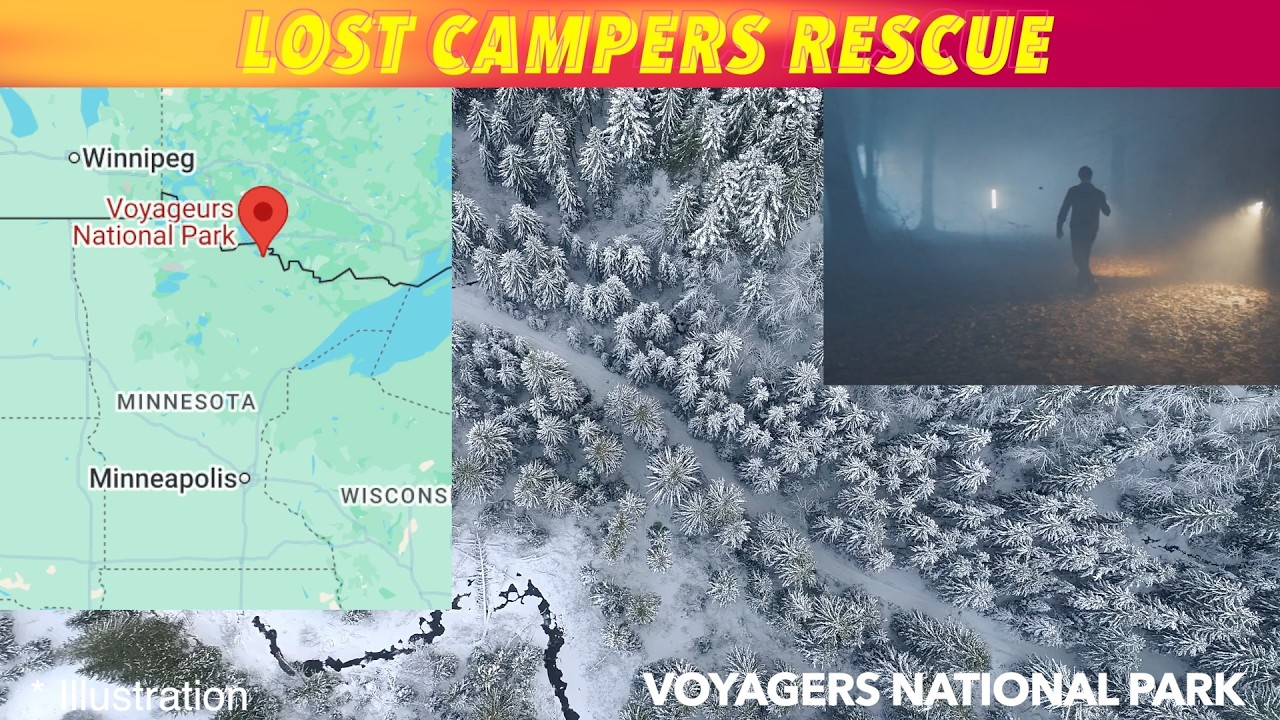 Late Friday Night Lost Campers Rescue In Northern Minnesota - YouTube