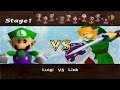 Super Smash Bros 64 Luigi 