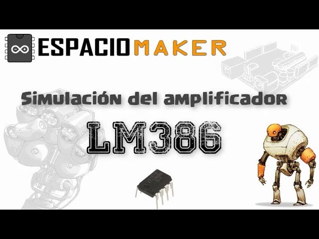 Amplificador de audio casero con LM386 para celular o PC 