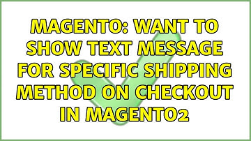 Magento: Want to show text message for specific shipping method on checkout in magento2