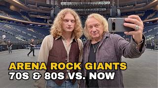 Die 15 größten Arena-Rock-Giganten (1980er vs. 2026): Damals vs. heute 🎸