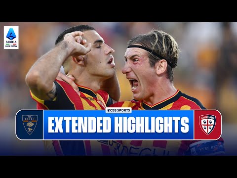 Lecce vs. Cagliari: Extended Highlights | Serie A | CBS Sports Golazo
