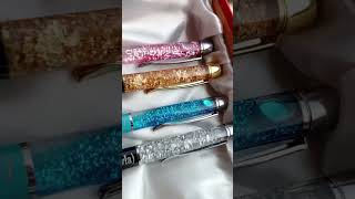 Customized Glitter Ball Point Pens #shortsfeed #gift