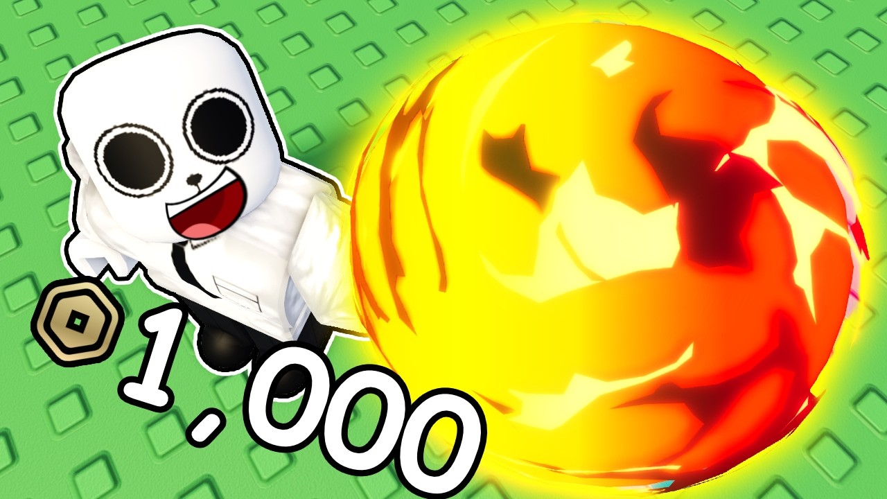 I SPEND ⏣1,000 Robux in Fireball Training...
