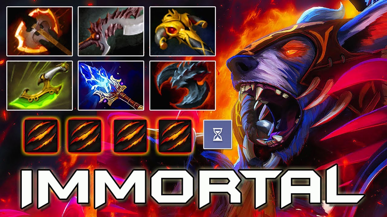 Бессмертный Урса Смертоносные удары ярости - 20 убийств MVP | Dota 2 Ранг IMMORTAL!
