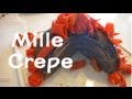 No-Bake Chocolate Mille Crêpe チョコミルクレープ Valentine Recipe バレンタインレシピ