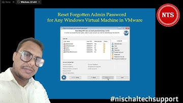 Reset Forgotten Admin Password for Any Windows Virtual Machine in VMware | Windows 10 | Windows 11