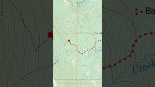 Pike's Peak Topo Map Trail Journey with MyTopo #pikespeak  #maps  #hiking
