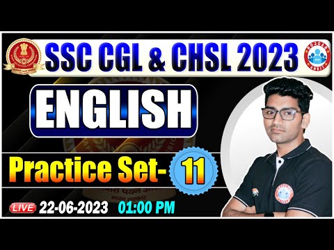 SSC CHSL 2023 English Class, SSC CGL English Practice Set, SSC CHSL & CGL English Class By Vipin Sir