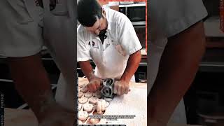 Multi-Mould Dough Cutter: Faster and More Uniform Donut Cutting #tool #tools #innovation