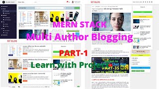 MERN STACK Multi Author Blog Project Overview  | react | node | express | mern blog | mongodb #1