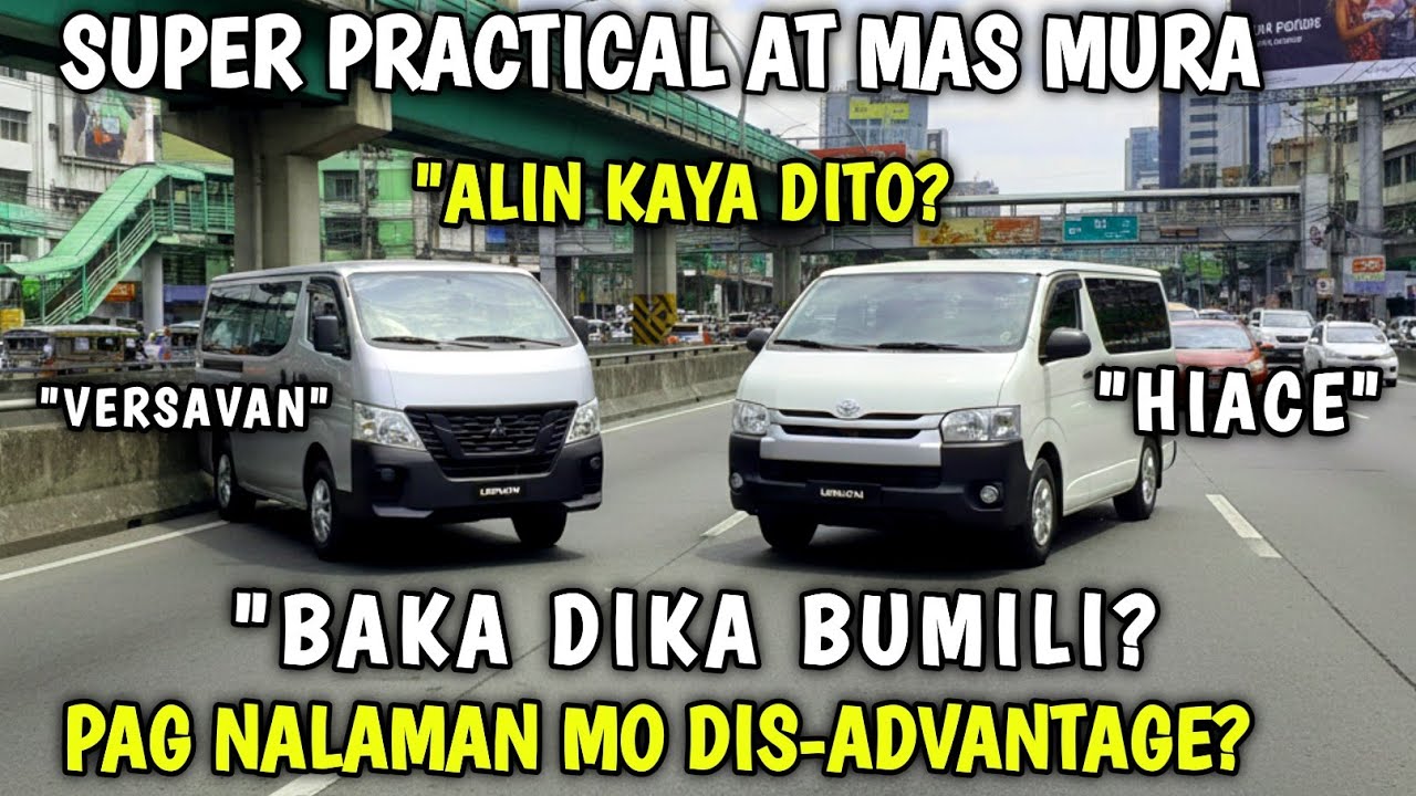 BAKA DI KANA BUMILI NG ISA SA DALAWANG ITO PAG NALAMAN MO ANG DIS-ADVANTAGE MGA 15 SEATER NA MURA ??