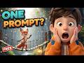 Make A Full 3D AI Cartoon For FREE Master Prompt Consistent Characters 