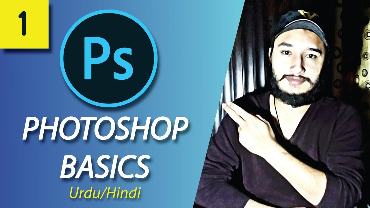 Photoshop Course For Beginners - Photoshop Basics - Class 1 - YouTube