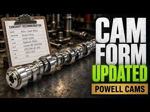 Cam Recomendation form updates and procedures.