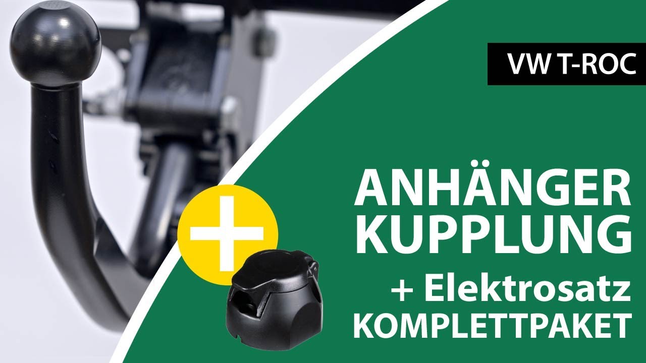 Anhangerkupplung Abnehmbar Vw T Roc Brink Komplettsatz Montage Von Rameder Youtube