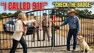 HOA Karen Called 911 to Cut My Ranch Gate Lock — Didn’t Know I’m the Police Chief Over Her Area